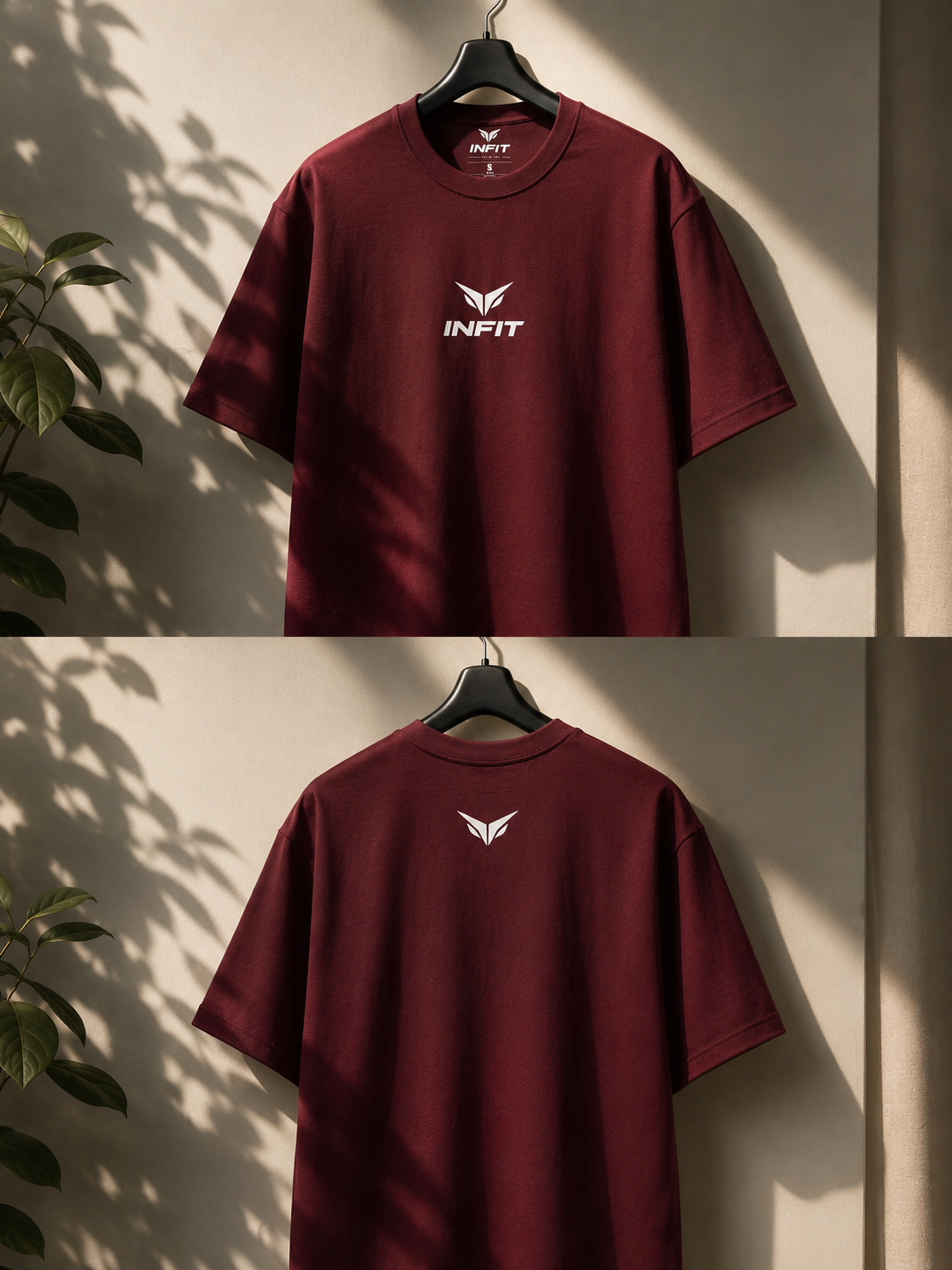 INFIT MAHROON T SHIRT