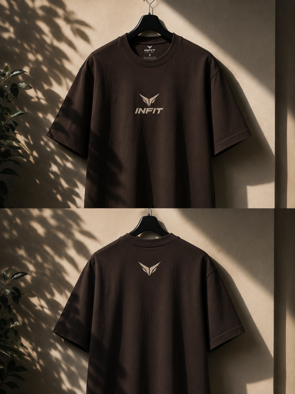 INFIT Core Performance T-Shirt – Dark Chocolate Brown